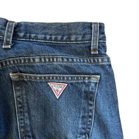 Guess Womans Jeans 32 Medium Wash Classic Fit Narrow Leg 100% Cotton Denim - Picture 9 of 9